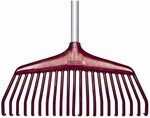 Fiskars 623 GL Nylon-Laubbesen, 21 Zinken, mit Glasfaserstiel