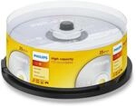 Philips CD-R Rohlinge High-Capacity (800 MB / 90 Minuten, Multi Speed, 25er Spindel)