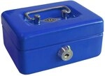 Wedo 144003 Kindergeldkassette Spardose (mit Einwurfschlitz, 5-F&auml;cher-M&uuml;nzeinsatz,