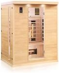 Dewello&reg; Infrarotkabine Infrarotsauna Pierson 160x105 f&uuml;r 2-3 Personen aus...