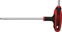 KS Tools 151.8135 ERGOTORQUEplus T-Griff-Innensechskant-Kugelkopf-Schl&uuml;ssel, 6mm