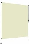 vidaXL Au&szlig;enrollo 200 x 270 cm Creme