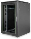 DIGITUS Netzwerkschrank - 19-Zoll Rack 22HE - 80x80 cm - Unique Serie - Traglast 800