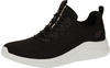 Skechers Damen Ultra Flex 2.0 Lite-groove Sneaker, Black Mesh Rose Gold White Trim,