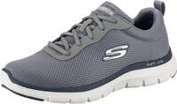 Skechers Flex Advantage 4.0 Providence Herren-Sneaker, Graues Netzgewebe,
