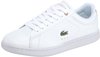 Lacoste Damen Carnaby EVO BL 21 1 SFA Sneakers, Weiss/ROSA (1Y9), 37 EU