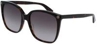 Gucci Damen GG0022S 003 Sonnenbrille, Braun (Avana/Brown), 57