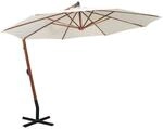 vidaXL Sonnenschirm mit Kurbelmechanismus Gartenschirm Strandschirm Ampelschirm