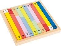 small foot 11167 Rechenst&auml;bchen Educate aus Holz, Vorschulspielzeug mit 1er bis