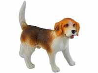 Bullyland 65424 - Spielfigur Beagle, ca. 6,2 cm große Tierfigur, detailgetreu,