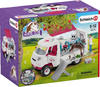 Schleich Horse Club Mobile Veterinarian Clinic Playset for Kids Ages 5-12 with Vet &