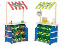 Melissa & Doug Grocery Store / Lemonade Stand | Pretend Play Toy | Large Playset | 3+