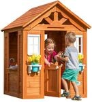 Backyard Discovery Timberlake Spielhaus aus Holz | Outdoor Kinderspielhaus in...