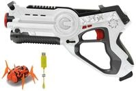 JAMARA 410065 410065-Impulse Bug Hunt Set wei&szlig;/orange-Laser Tag Infrarottechnik,