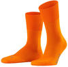 FALKE Unisex Socken Run U SO Baumwolle einfarbig 1 Paar, Orange (Bright Orange 8930),
