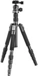 Mantona DSLM Travel Evolution 2252-RA Reisestativ, Kamerastativ bis 147 cm,...