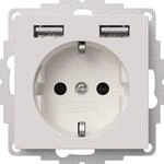 2USB - Unterputz-USB-A Steckdose chargeMAX 12 W (2,4 A) - 32 mm Tiefe -