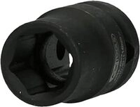 KS Tools 1/2' Sechskant-Kraft-Stecknuss, kurz, 14mm, auf H&auml;nger