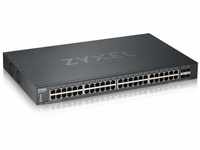 Zyxel Gigabit Ethernet Smart-Managed Switch mit 48 Ports, vier 10G SFP+ Slots und