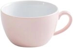 KAHLA 204708A69410C Pronto Colore Cappuccino-Obertasse 0,25 l pastel rose|rosa Tasse