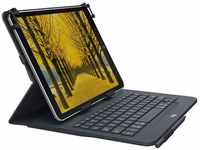 Logitech Universal Folio Tablet-Hülle mit Kabelloser Tastatur, Bluetooth, 2-Jahre