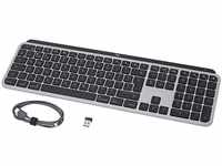 Logitech MX Keys für Mac kabellose beleuchtete Tastatur mit Handballenauflage,
