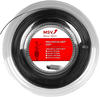 MSV Unisex – Erwachsene Focus-hex Soft snarenrol 200m - zwart Tennis Saite,
