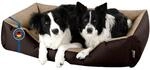 BedDog Hundebett LUPI Hundekissen Hundekorb mit Waschbarem Bezug | Hundesofa