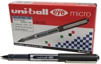 Uni-ball 162545000 UB-150 Eye Micro Kugelschreiber, schwarze Uni Super-Tinte, 0,5 mm