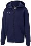 PUMA Kinder teamGOAL 23 Casuals Hooded Jacket Jr Kapuzenjacke, Peacoat, 116