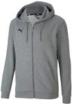 PUMA Kinder teamGOAL 23 Casuals Hooded Jacket Jr Kapuzenjacke, Medium Gray Heather,