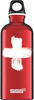 SIGG - Alu Trinkflasche - Traveller Swiss Red - Klimaneutral Zertifiziert - Für