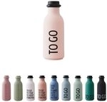 Design Letters to GO Wasserflasche 500 ml (Rosa)