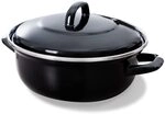 BK Fortalit Emaillierter Stahl Induktionskompatibel 26cm/3L Dutch Oven Bratentopf mit