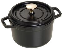 STAUB Cocotte, Gusseisen Br&auml;ter mit Deckel, 16 cm, 1,2 L, Rund, Alle Herdarten inkl