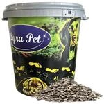 Lyra Pet&reg; | 10 kg Sonnenblumenkerne Gestreift in 30 L Tonne | Wildvogelfutter Sommer