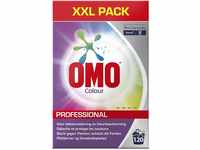 Omo Professional 100963000 Buntwaschmittel, Pulver für leuchtende Farben, kein