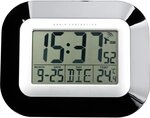 TFA Dostmann Digitale Funkuhr, 60.4503, Wanduhr, mit Innentemperatur und