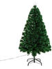 HOMCOM Weihnachtsbaum künstlicher Christbaum Tannenbaum Lichtfaser LED Baum mit