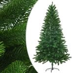 vidaXL K&uuml;nstlicher Weihnachtsbaum Naturgetreue Nadeln 150 cm Gr&uuml;n