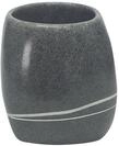 Kleine Wolke Zahnputzbecher Stones Dunkelgrau