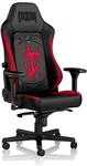 noblechairs Hero Gaming-Stuhl &ndash; PU-Kunstleder &ndash; Doom Edition &ndash; bis zu 150...