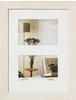 walther design Bilderrahmen cremeweiss 2X 10x15 cm Galerie mit Passepartout, Home