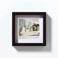 walther design Stockholm 3D Holzrahmen 20x20 cm schwarz