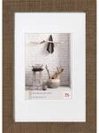 walther design Bilderrahmen braun 10 x 15 cm mit Passepartout, Home Holzrahmen HO015P