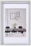 walther design Bilderrahmen silber 13 x 18 cm mit Passepartout, Steel Style