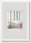 walther design Bilderrahmen weiss 30 x 45 cm Trendstyle Kunststoffrahmen KP045W