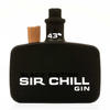 Sir Chill Gin Black Edition, belgischer Premium Dry Gin mit feinem Tabak Aroma,...