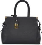 Gabor bags Gela Damen Shopper Umh&auml;ngetasche Rei&szlig;verschluss Mittelgro&szlig; Schwarz