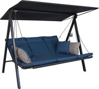 ANGERER Hollywoodschaukel Lounge Smart &ndash; Schaukel zum Sitzen, Liegen & Entspannen,